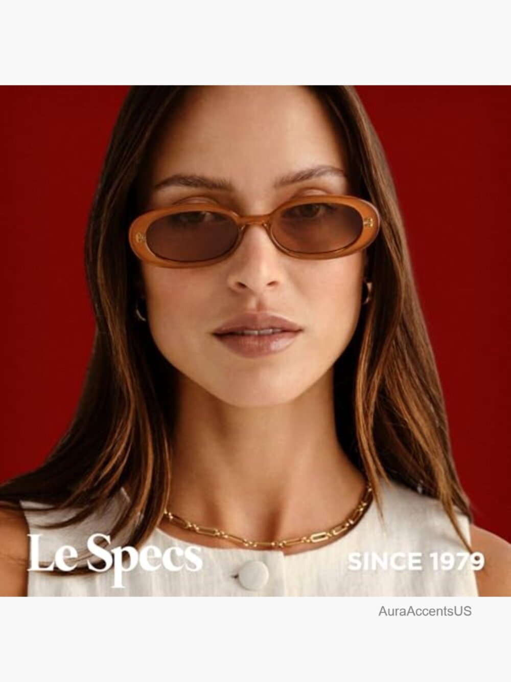 Retro 90s Narrow Oval Sunglasses for Men and Women - Picture 2 of 7